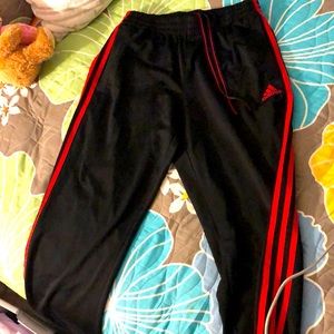 Adidas Black& Red Jogger pants (S)